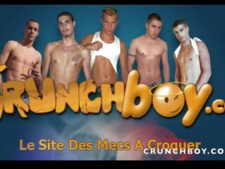 Amazing group xxx movie gang bang amator bareback in PARIS for CRUNCHBOY
